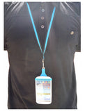 Blue Lanyard Phone Holder