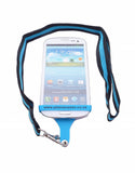 Blue Lanyard Phone Holder