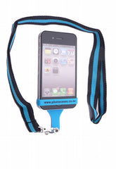 Blue Lanyard Phone Holder