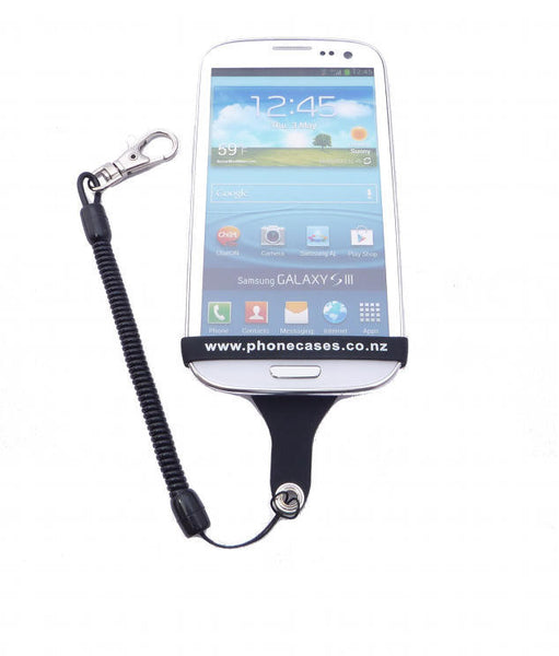 Black Coil Phone Holder